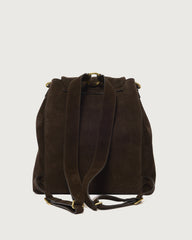 Zaino The Door Peach in suede