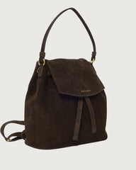 Zaino The Door Peach in suede