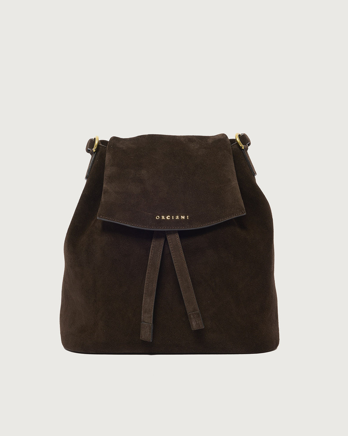 Zaino The Door Peach in suede