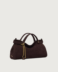 Borsa Virgo Nabucco Small a mano in pelle nabuk