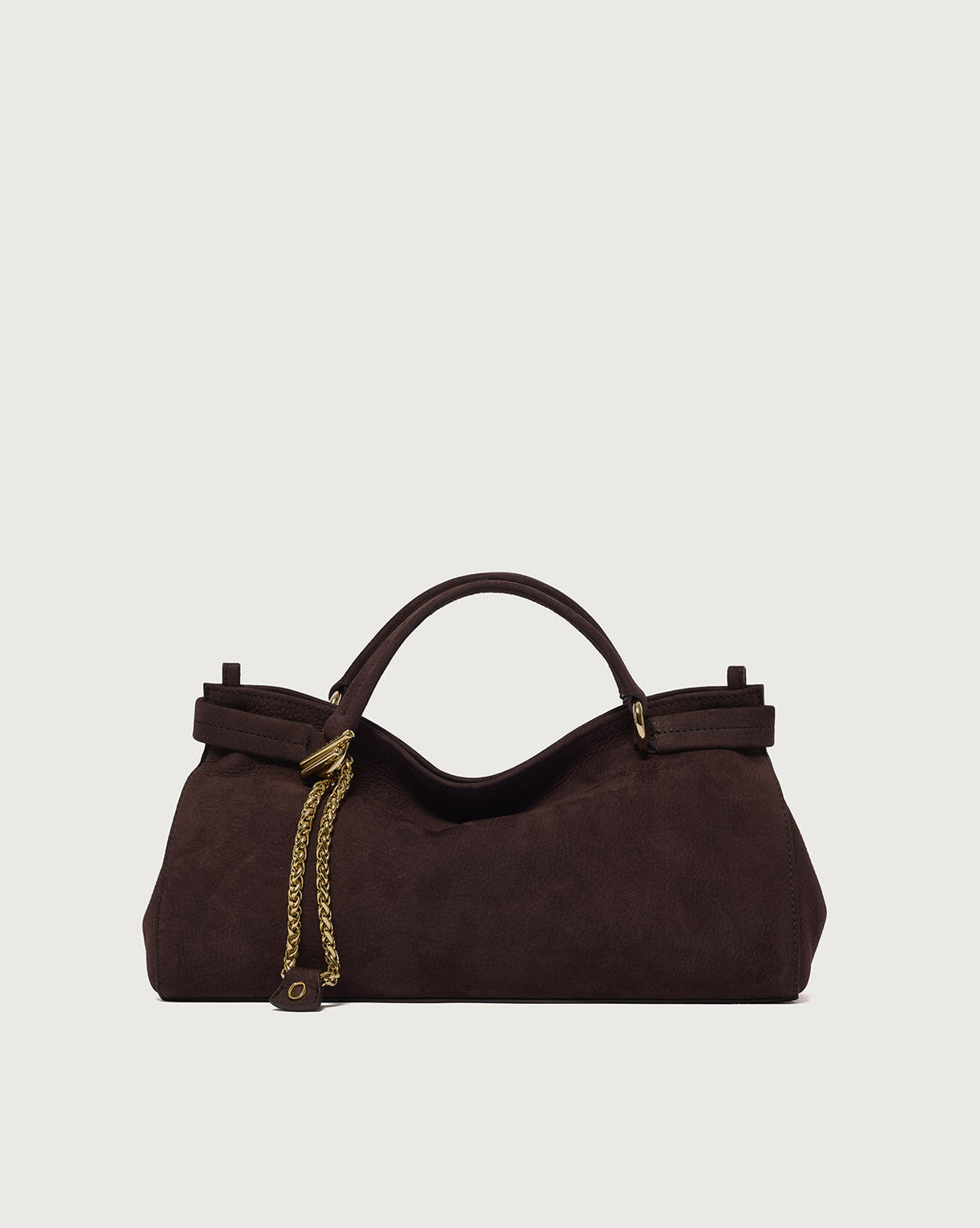 Borsa Virgo Nabucco Small a mano in pelle nabuk