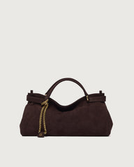 Borsa Virgo Nabucco Small a mano in pelle nabuk
