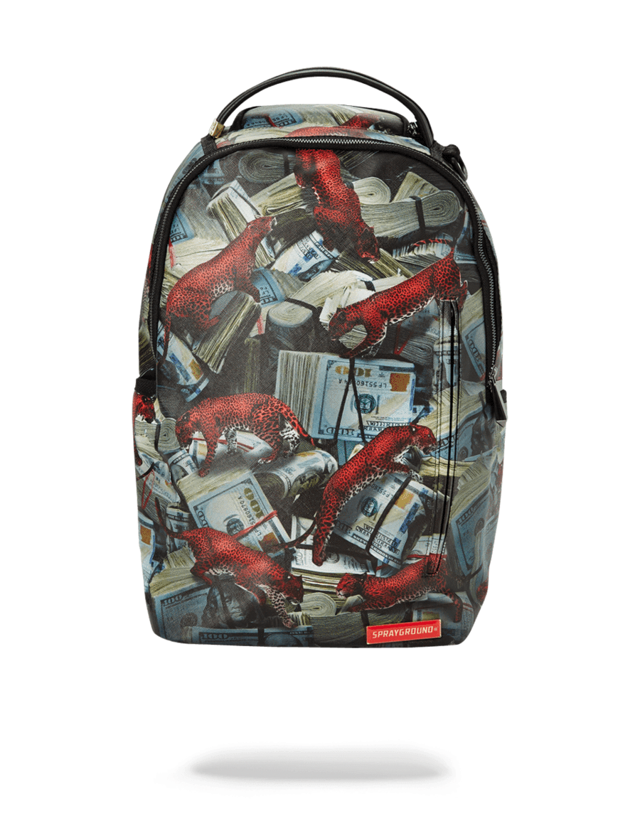 Sprayground red leopard rolls backpack 910B2419NSZ