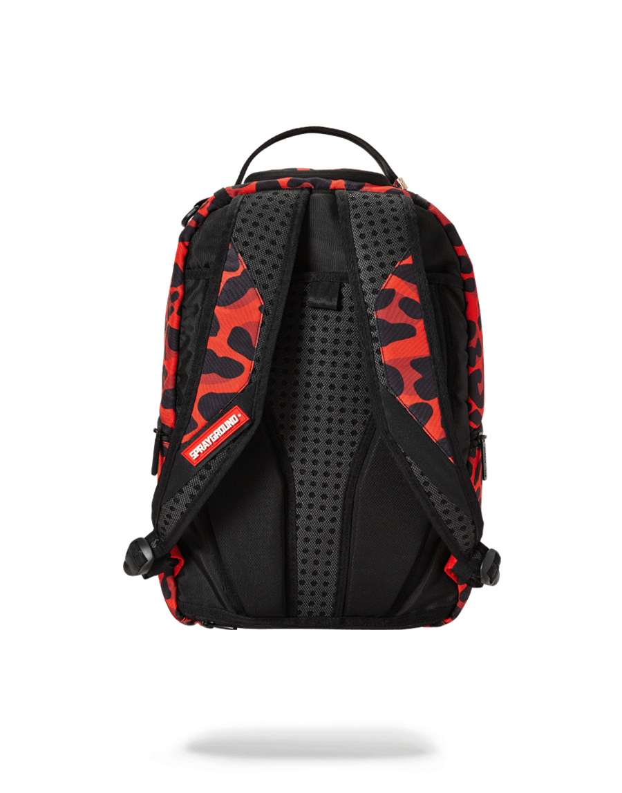 Sprayground red leopard double side cargo backpack 910B2418NSZ