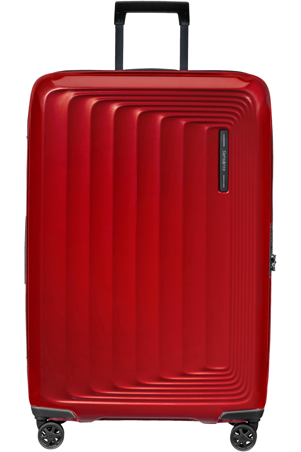 Samsonite 134402-1544 - Nuon Trolley Espandibile (4 Ruote) 75 x 49 x 33Cm Metallic Red