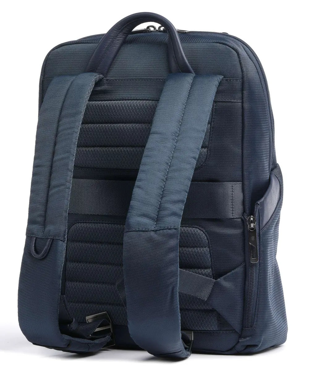 PIQUADRO CA6221W120/BLU Zaino pc13.3 in pelle e tessuto
