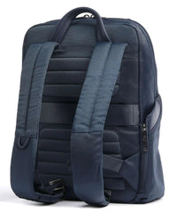 PIQUADRO CA6221W120/BLU Zaino pc13.3 in pelle e tessuto