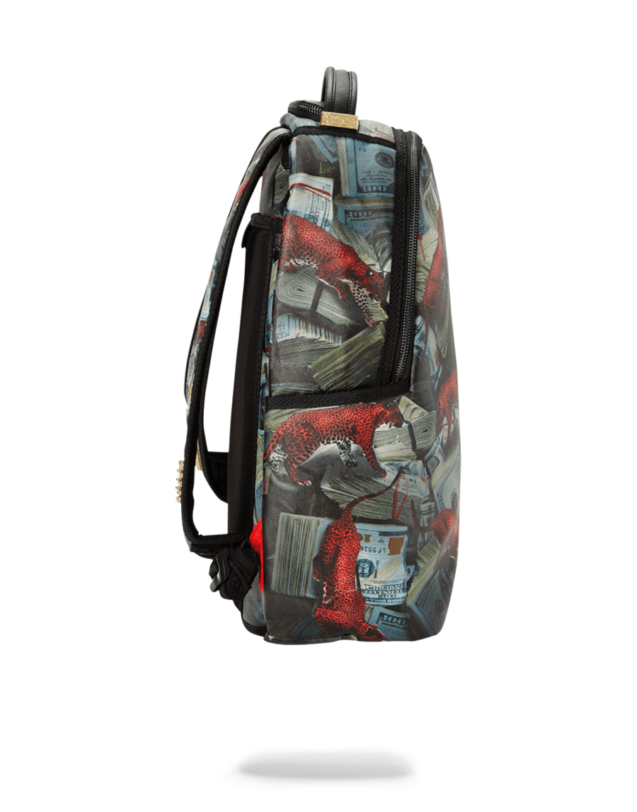 Sprayground red leopard rolls backpack 910B2419NSZ