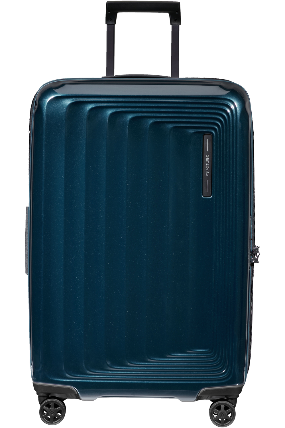 Samsonite 134400-9015 - Nuon Trolley Espandibile (4 Ruote) 69 x 45 x 31Cm Metallic Dark Blue