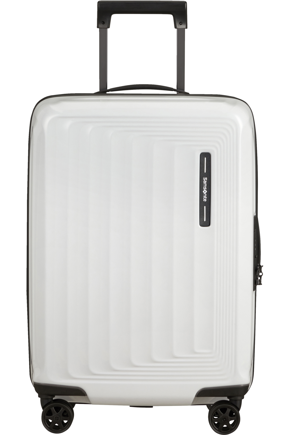 Samsonite 134399-9913 - Nuon Trolley Espandibile (4 Ruote) 55 x 40 x 23Cm (20Cm) Metallic White