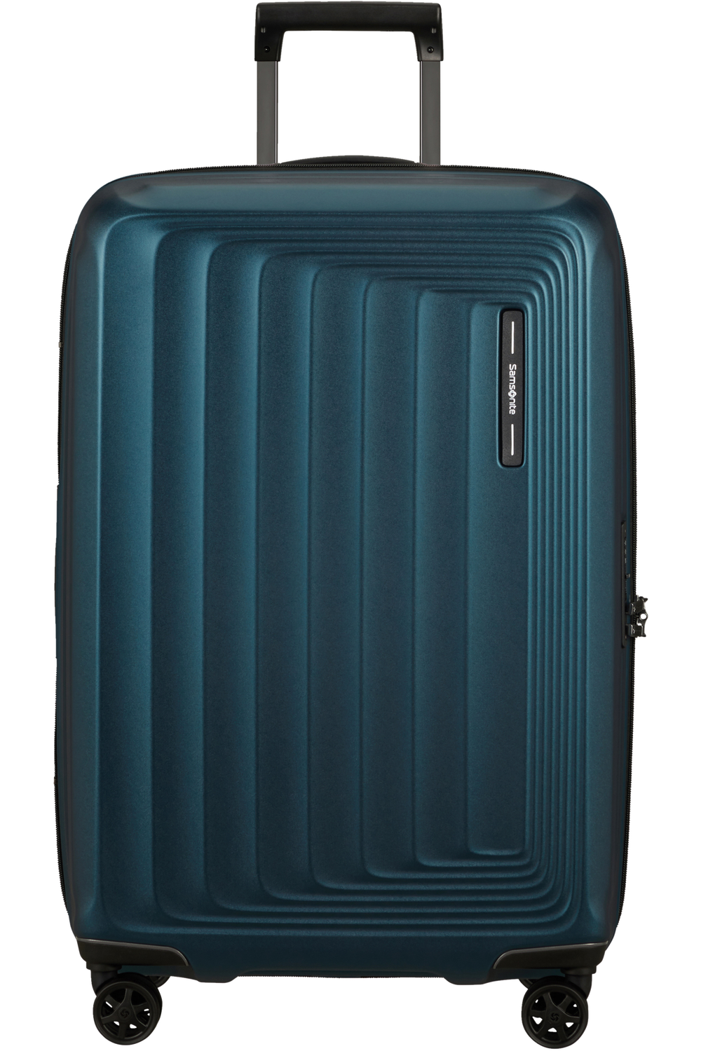 Samsonite 134402-9914 - Nuon Trolley Espandibile (4 Ruote) 75 x 49 x 33Cm Matt Petrol Blue