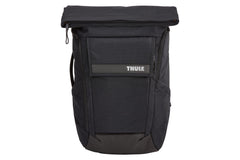 Thule Paramount Backpack 24L Black 3204213 zaino thule nero impermeabile con apertura a rullo e tasche dedicate porta PC e tablet