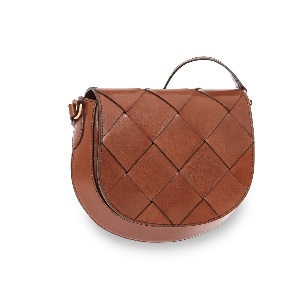 The Bridge 04172201.14 - Borsa Tracolla Marrone/Oro