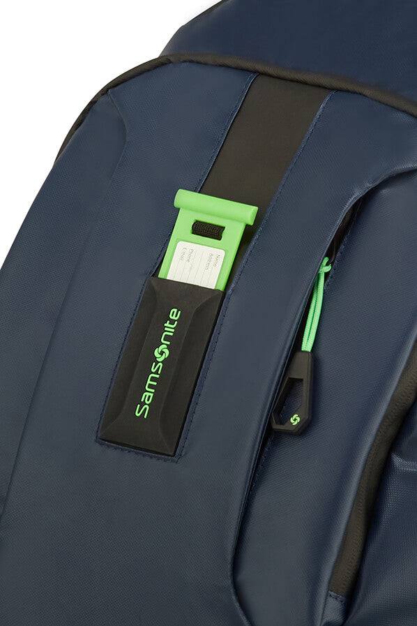 Samsonite Paradiver Light Zaino Porta Pc Night Blue/fluo Green 74774-8477 01N31002