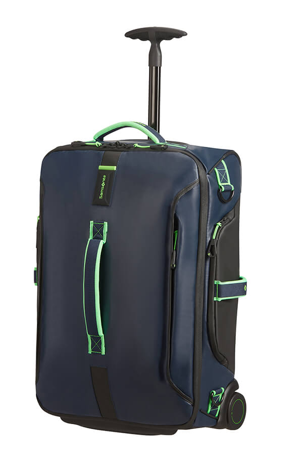 Samsonite Paradiver Light Borsone Con Ruote 55Cm Night Blue/fluo Green 74779-8477 01N31007