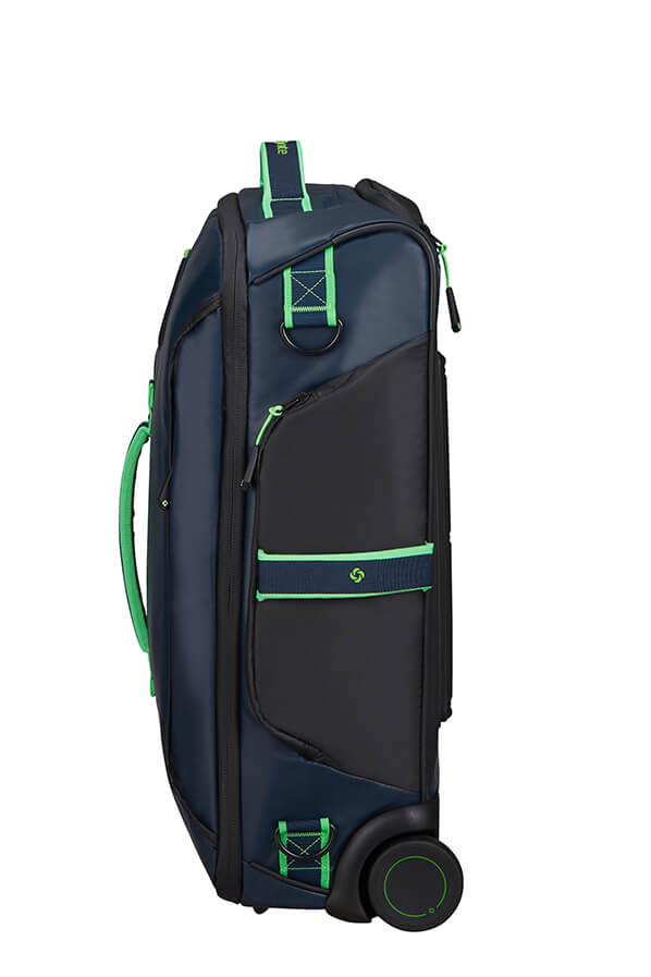 Samsonite Paradiver Light Borsone Con Ruote 55Cm Night Blue/fluo Green 74779-8477 01N31007