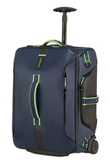 Samsonite Paradiver Light Borsone/zaino Con 2 Ruote 55Cm Night Blue/fluo Green 74780-8477 01N31008