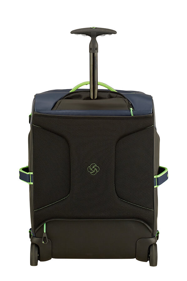 Samsonite Paradiver Light Borsone/zaino Con 2 Ruote 55Cm Night Blue/fluo Green 74780-8477 01N31008