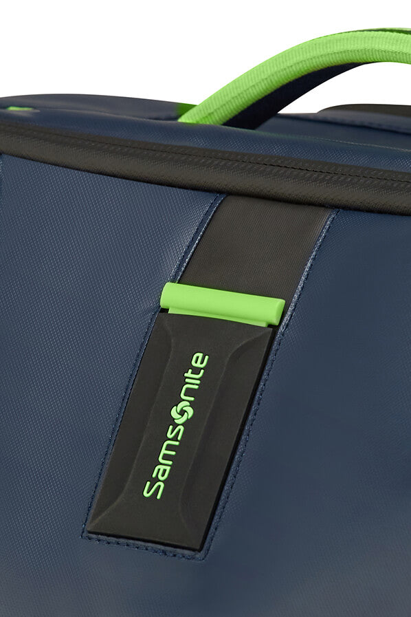 Samsonite Paradiver Light Borsone/zaino Con 2 Ruote 55Cm Night Blue/fluo Green 74780-8477 01N31008