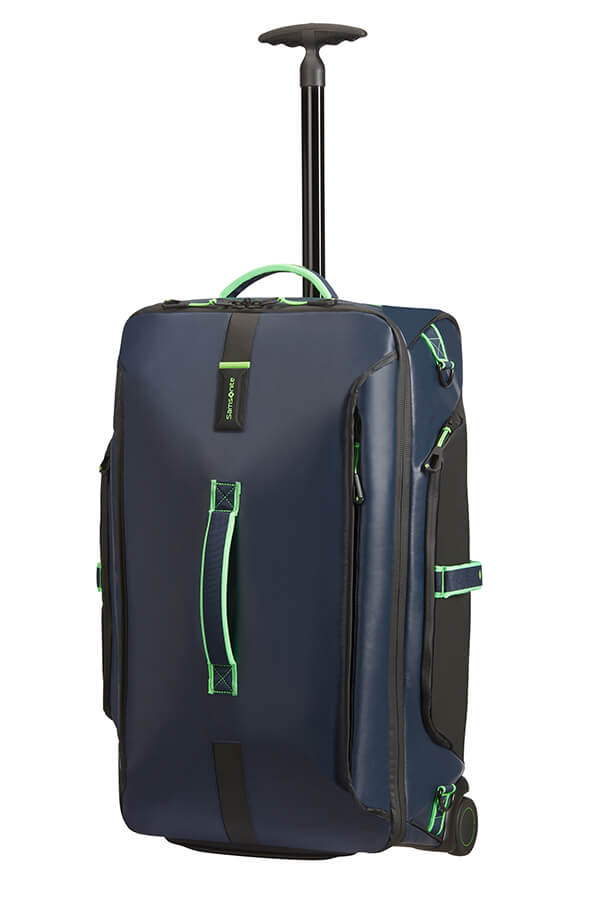 Samsonite Paradiver Light Borsone Con Ruote 67Cm Night Blue/fluo Green 74851-8477 01N31009