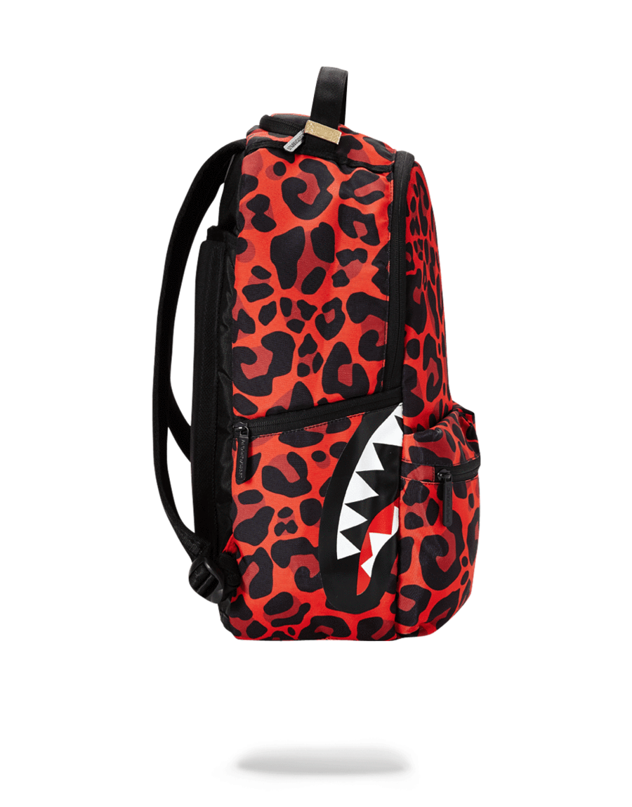 Sprayground red leopard double side cargo backpack 910B2418NSZ