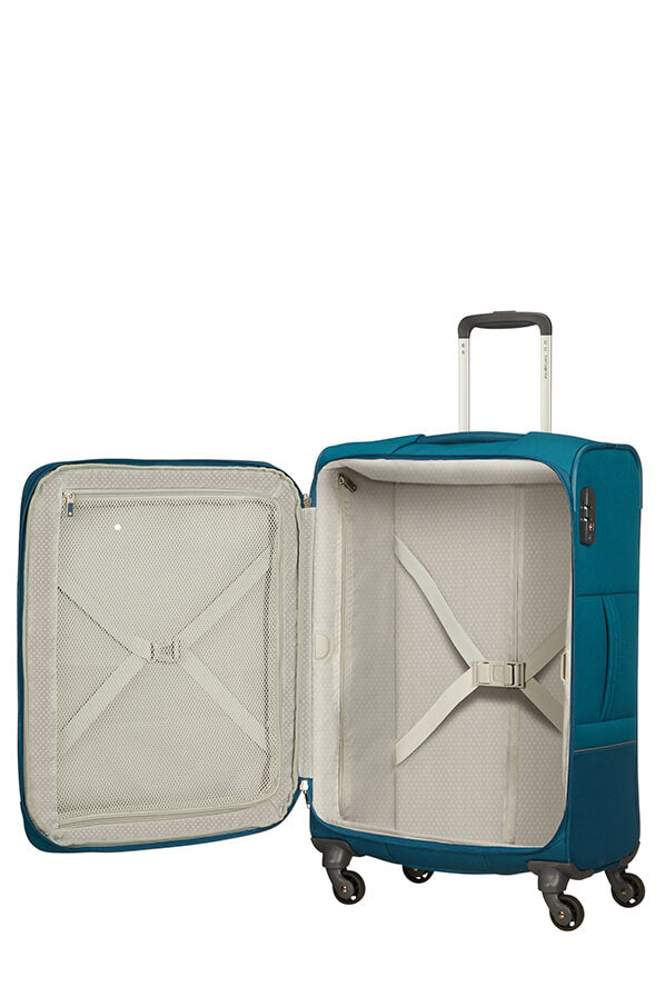 Samsonite, base boost trolley espandibile (4 ruote) 66cm petrol blue 79201-1686 38N81004