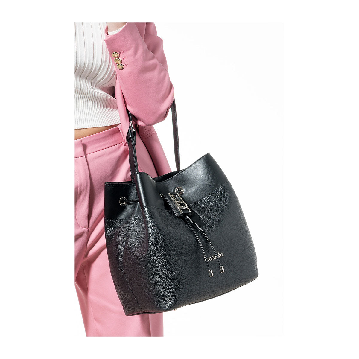 Braccialini Borsa Secchiello Hellen Nero B14675 PP3042