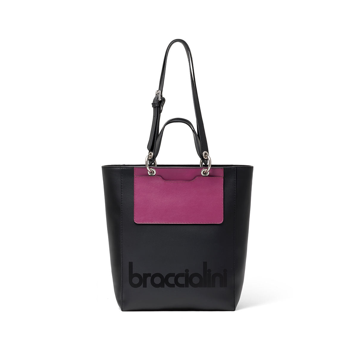 Braccialini Borsa Tote My One Nero/Prugna B14690 PP3051