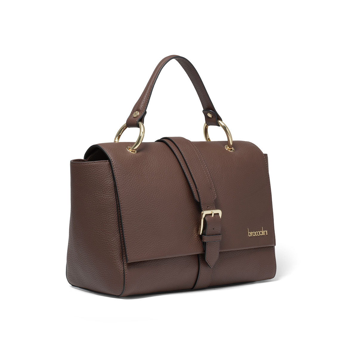 Braccialini B16951 PP300 Borsa a mano Hellen Marrone