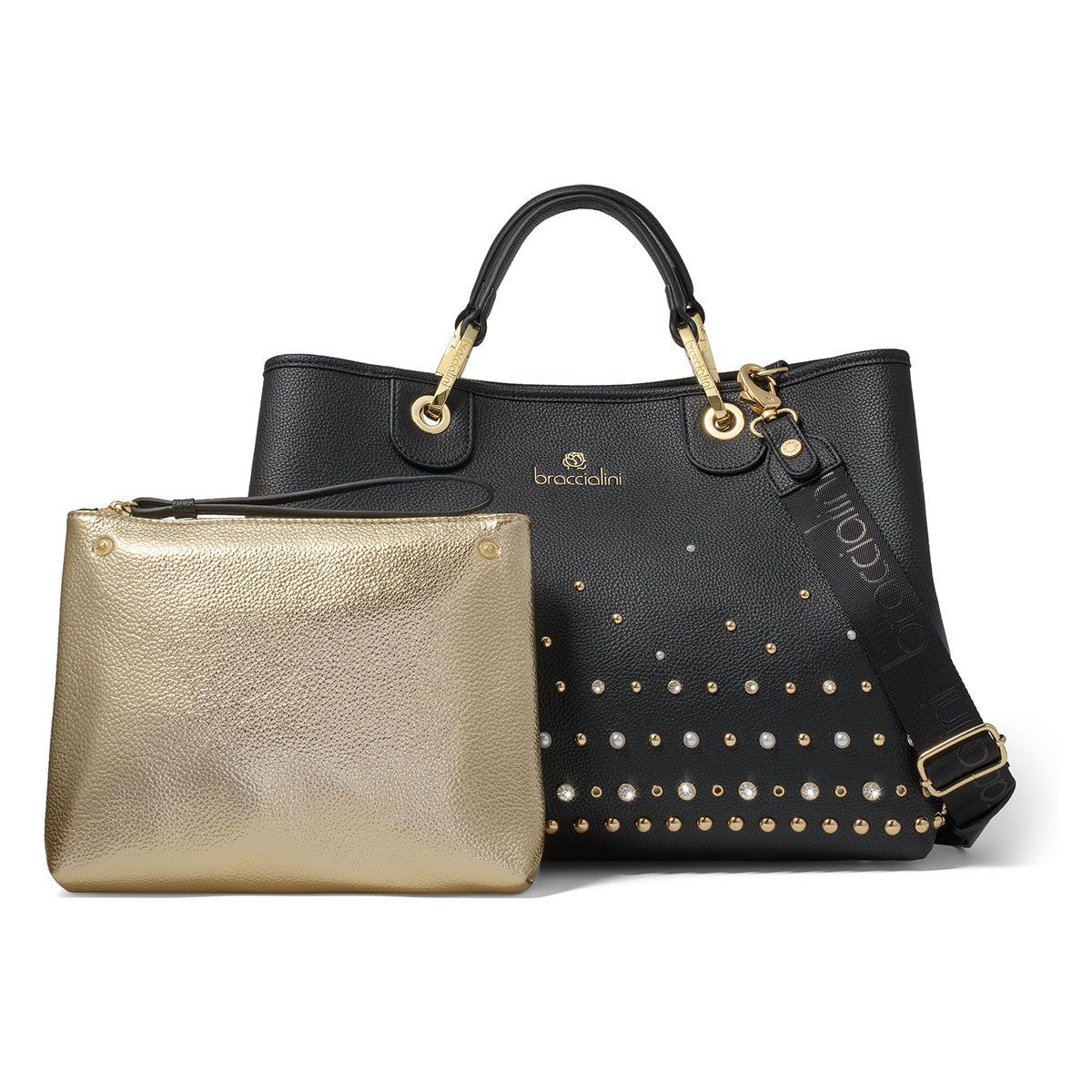 Braccialini B17185 YY100 Borsa A Mano Beth Jewels