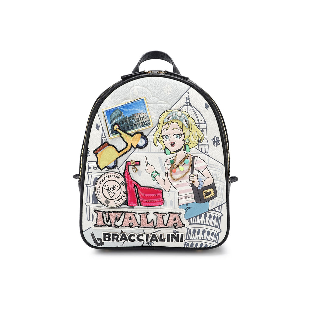 Braccialini B17083 YY818 Postcard Backpack – De Santis