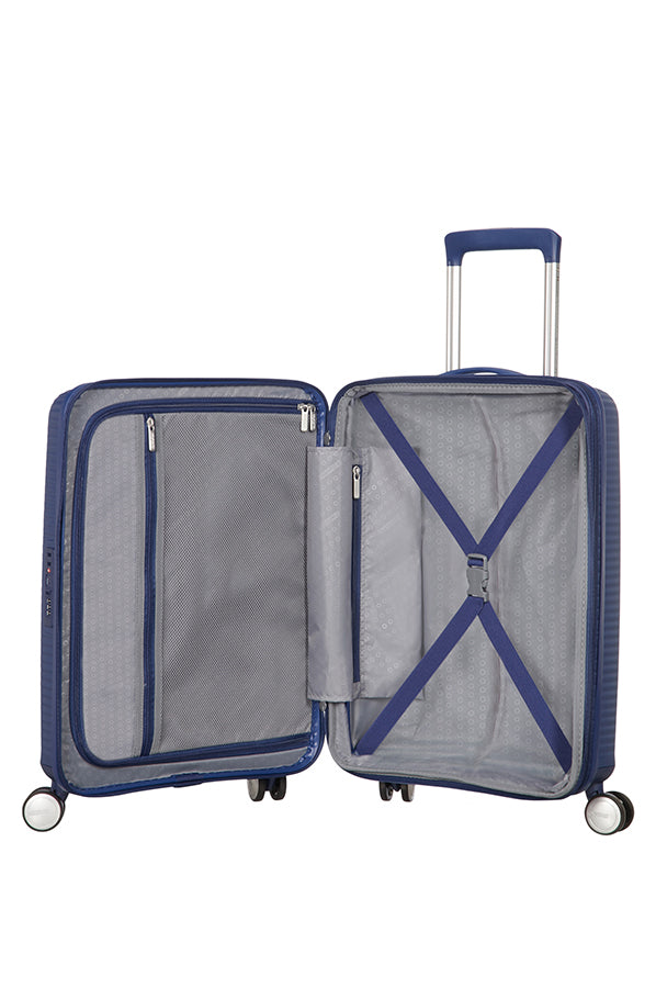 American Tourister Trolley bagaglio a mano espandibile Soundbox Blu 88472-1552 32G41001