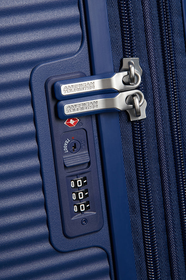 American Tourister Trolley Espandibile Sound Box Midnight Navy 32G41003 88474-1552