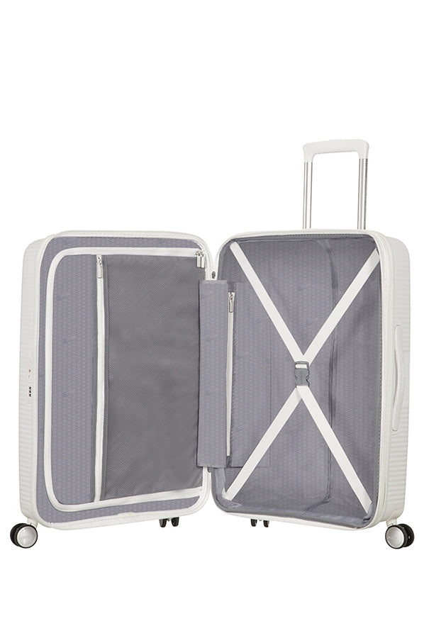 American Tourister SOUNDBOX Spinner Espandibile (4 Ruote) 77 cm Pure White 32G05003 88474-2343