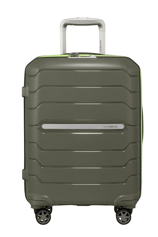 Samsonite Flux Trolley Espandibile (4 Ruote) 55Cm Dark Olive samsonite bagaglio a mano rigido espandibile 4 ruote 88537-1266 CB014001