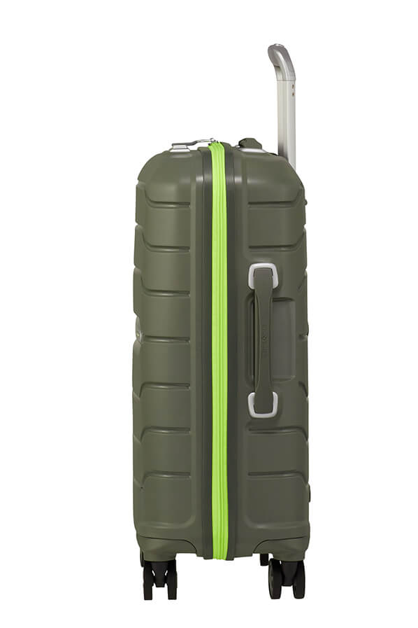 Samsonite Flux Trolley Espandibile (4 Ruote) 55Cm Dark Olive samsonite bagaglio a mano rigido espandibile 4 ruote 88537-1266 CB014001