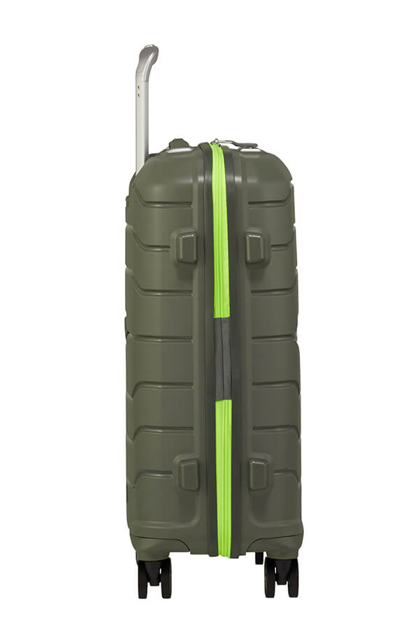 Samsonite Flux Trolley Espandibile (4 Ruote) 55Cm Dark Olive samsonite bagaglio a mano rigido espandibile 4 ruote 88537-1266 CB014001