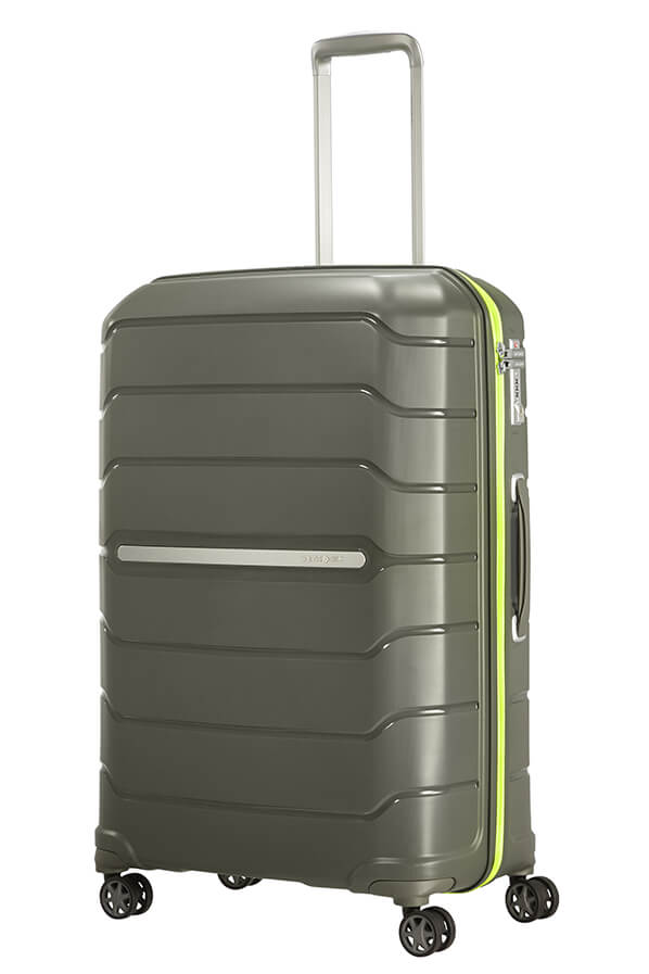 Samsonite Flux Trolley Espandibile (4 Ruote) 75Cm Dark Olive Samsonite trolley bagaglio da stiva extra large 4 ruote rigido 88540-1266 CB014004