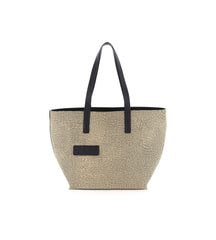 Borbonese Shopping Medium In Graffiti Special Op Naturale 904130H80F15 borbonese borsa donna 