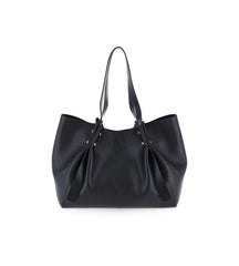 Borbonese Aspen Medium In Pelle Borbonissima Nero/nero 914061J62150 borbonese borsa donna in pelle