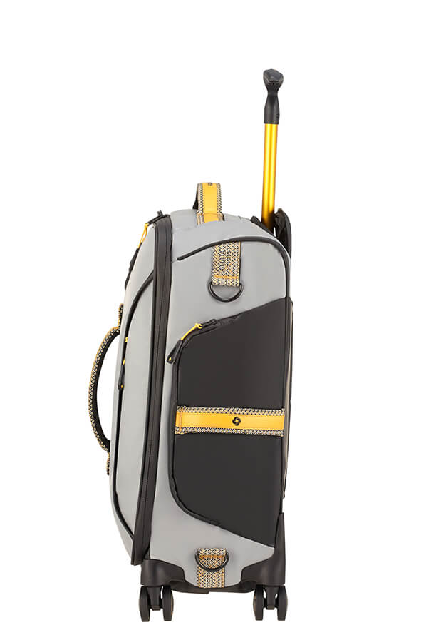 Samsonite Paradiver Light Borsone Con Ruote 55Cm Grey/yellow Samsonite trolley bagaglio a mano in tessuto tecnico cerato impermeabile 4 ruote 92057-4742 01N18011