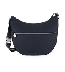 Borbonese Luna Bag Medium In Jet Op Nero/nero 933392296150 borbonese borsa donna 