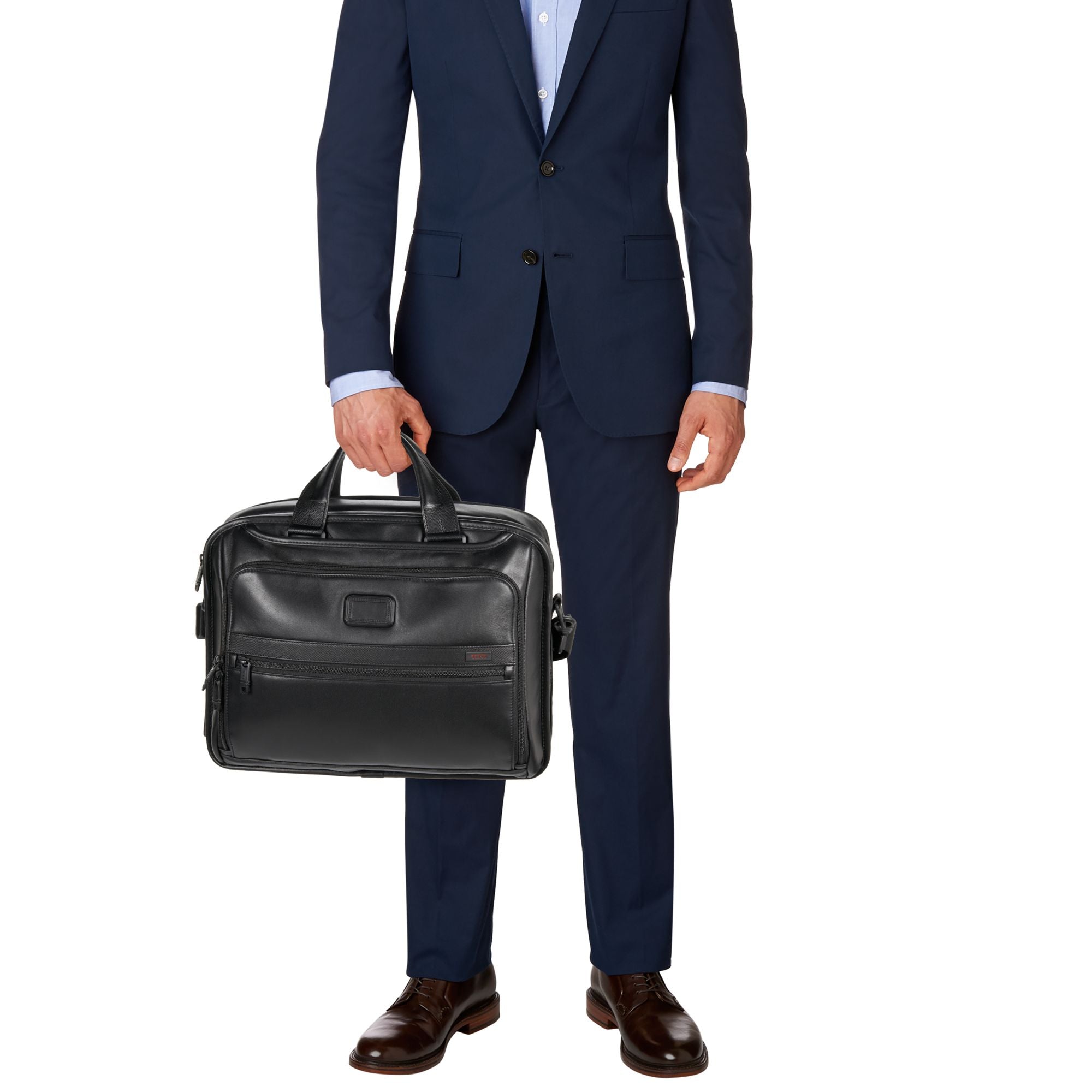 Tumi ventiquattrore in pelle completa per il business 096132D2