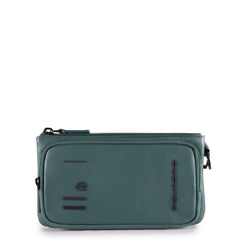 Piquadro, pochette con vano per smartphone e anella verde bottiglia AC4934S106/VE