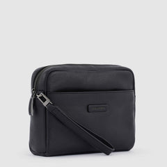 Piquadro AC5592MOS/N Pochette Porta Ipad®Mini Con Manico Rimovibile Nero