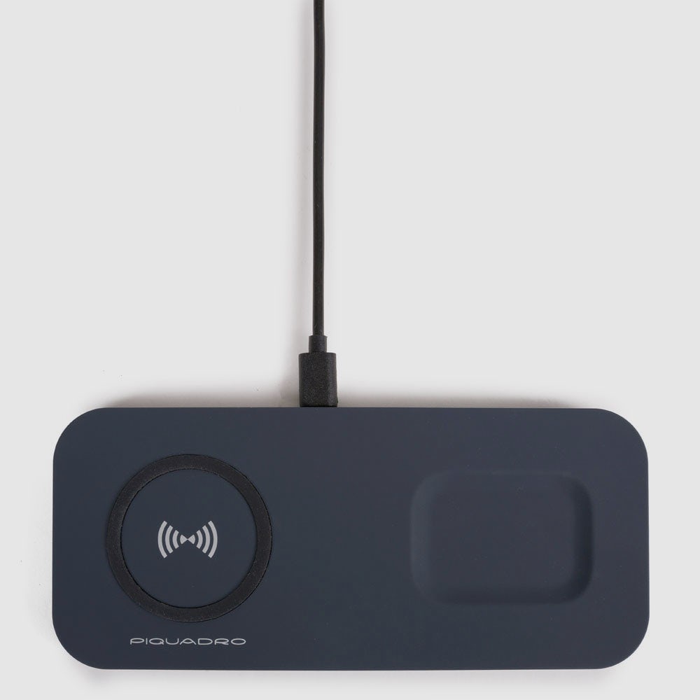 Piquadro AC5596BM/GR Base Di Ricarica Wireless Per Smartphone Grigio