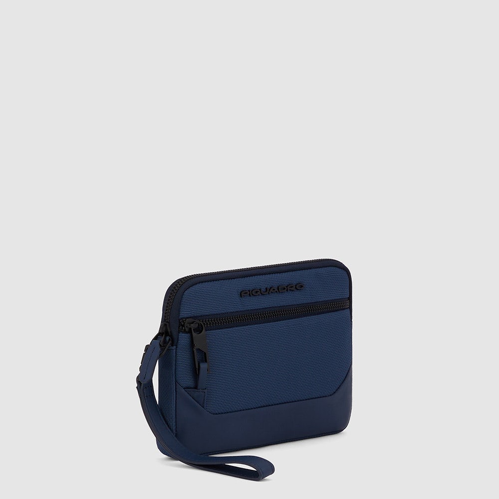 Piquadro AC5946S124R/BLU Pochette Porta Carte Di Credito Blu Notte