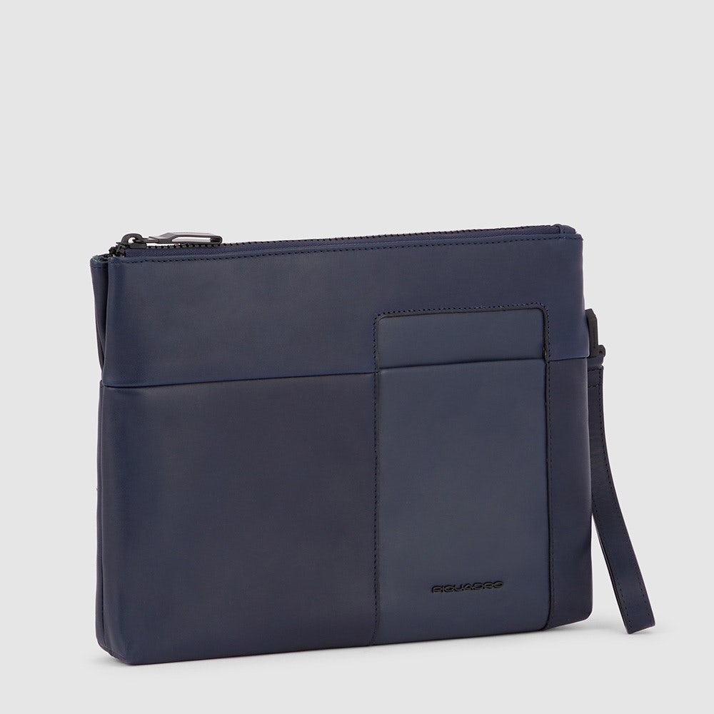 Piquadro AC6169S123R/BLU Pochette Uomo Per Ipad® Blu Notte