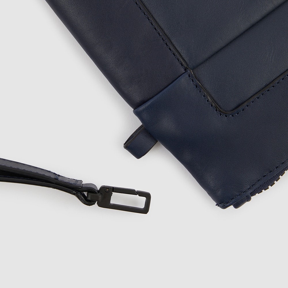 Piquadro AC6169S123R/BLU Pochette Uomo Per Ipad® Blu Notte