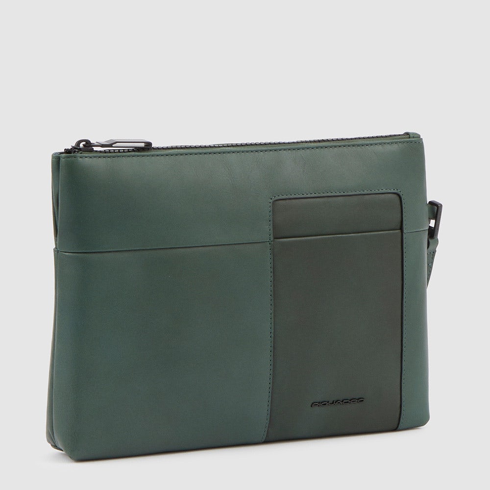 Piquadro AC6169S123R/VE Pochette Uomo Per Ipad® Verde Militare